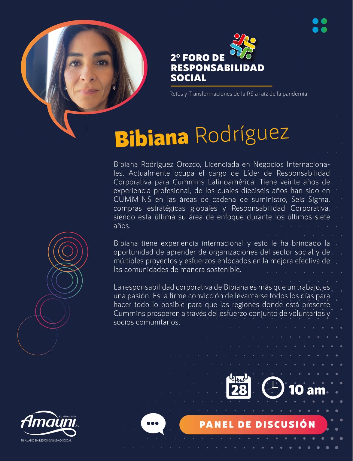 Bibiana Rodriguez-AFFIC Cummins – Fundacion Amauni AC – Tu Aliado en ...